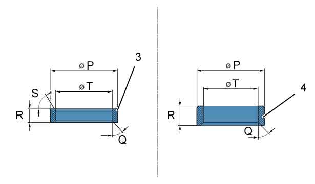Характеристики : Седла и направляющие втулки клапанов 3.1. Размеры для обработки седел