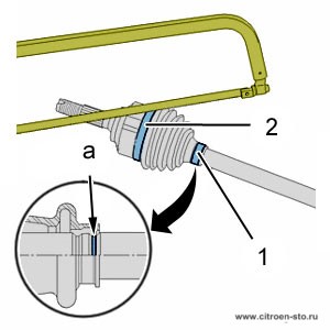Приведение в соответствие с нормой : Приводные валы 2.1. Гофрированный защитный колпак со стороны колеса из термопластика