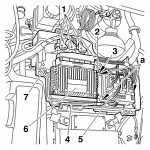 Снятие – установка : Компьютер ABS 1. Снятие