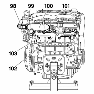 Сборка : Двигателя DW10 2.24. Дизельная топливная форсунка (двигатель DW10ATED4)