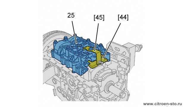 Сборка : Двигателя DW12 1.10. Подготовка блока балансирных валов
