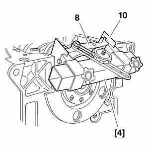 Сборка : Двигателя DW10 2.3. Крышки опор коренных шеек коленчатого вала
