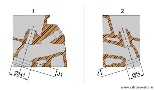 Характеристики : Седла и направляющие втулки клапанов 3. Обработка в головке блока цилиндров