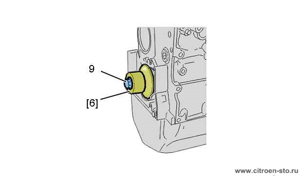 Демонтаж/монтаж : Динамические уплотнительные манжеты (двигатель et3j4) 3.3. Установка (уплотнение VITON)