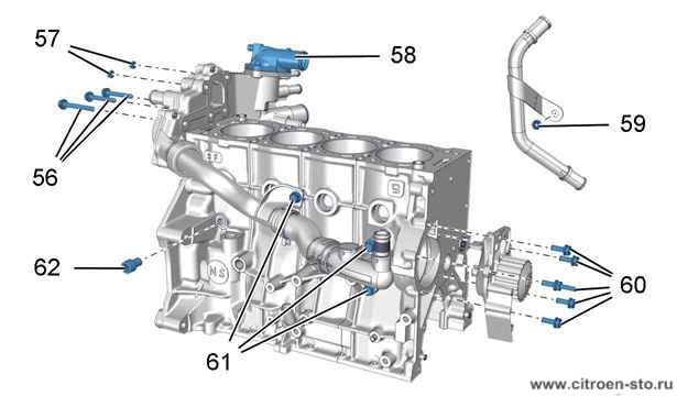 Моменты затяжки : Двигатель Тип DW10ATED 8.1. Моменты затяжки