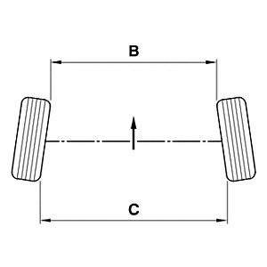 Характеристики : Подвеска 5. Геометрия переднего и заднего мостов