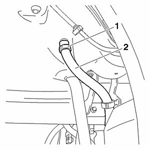 Слив – заполнение - прокачка : Гидравлическая система подвески - Рулевое управление 3. Слив